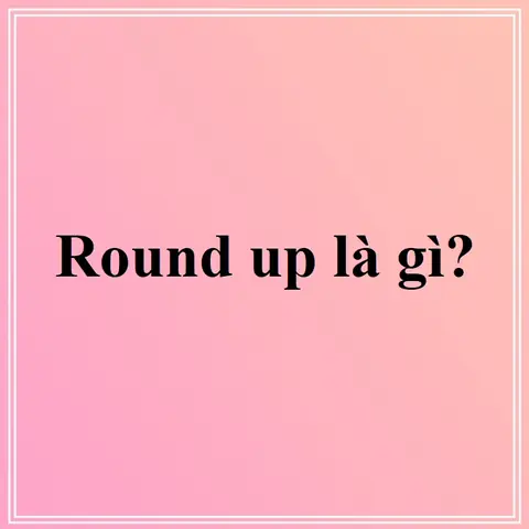 Round Tiếng Anh Là Gì