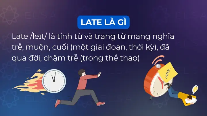 Muộn Trong Tiếng Anh Là Gì