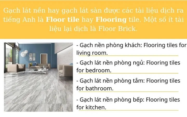 Nền Gạch Tiếng Anh Là Gì