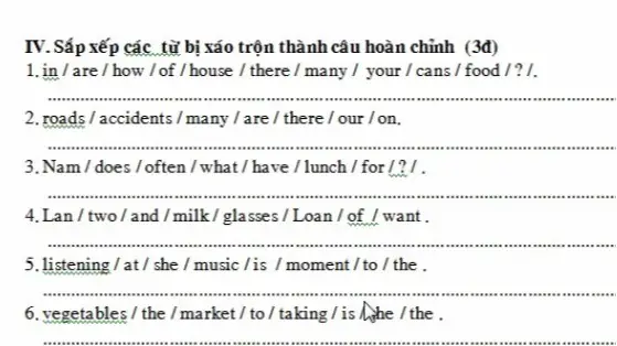 Xáo Trộn Tiếng Anh Là Gì